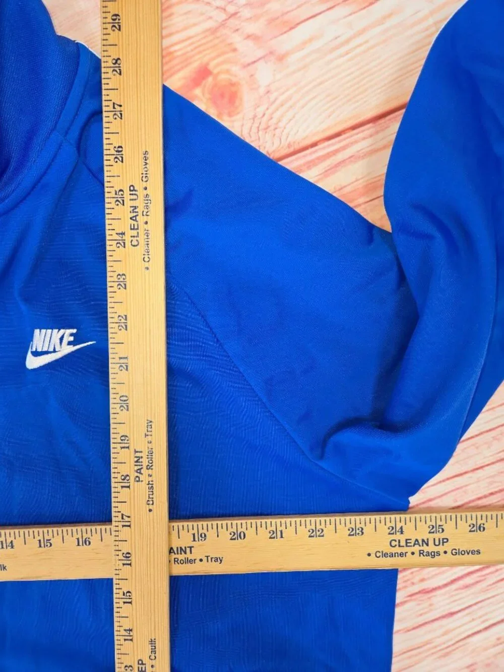 Nike Mens Blue Full-Zip Track Jacket Large - 